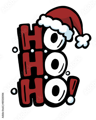 HOHOHO gorro Papá Noel.