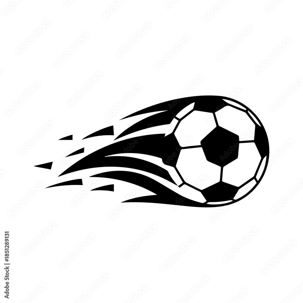 Obraz premium Soccer ball in motion