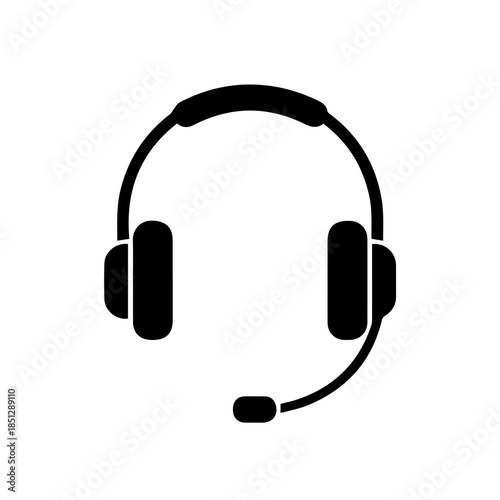 Headset with microphone