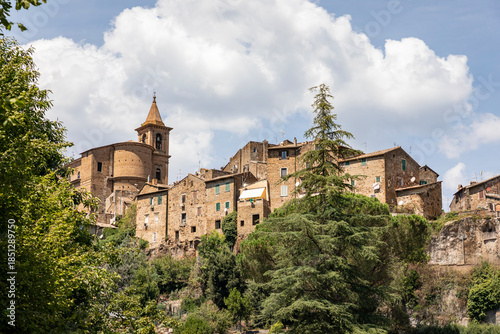 Slika na platnu a view of Vetralla old town, province of Viterbo, Lazio, Italy