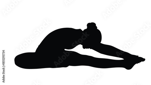 Silhouette of a person lying down with a cat on their chest