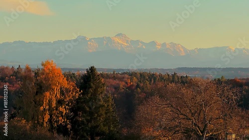 Cinematic Mountain Landscape, Wild Nature, Travel, Freedom and Adventure