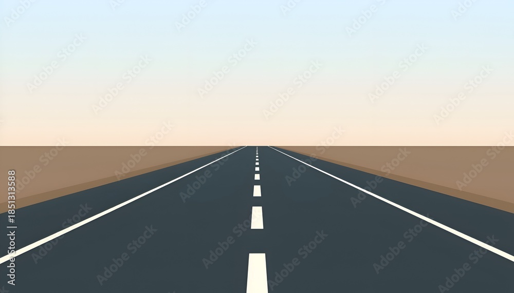 Fototapeta premium road in the desert