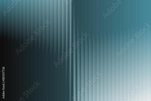 Abstract Slate Blue and Black Geometric Background with Vertical Gradient Stripes and Modern Tech Pattern