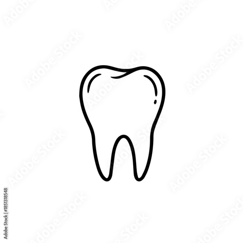 Single tooth illustration