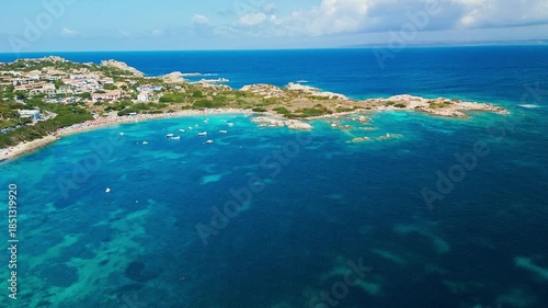 Rena di Ponente & Rena di Levante (Spiaggia dei Due Mari), Sardinia – Aerial View