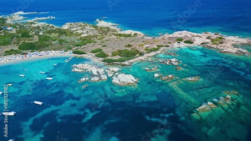 Rena di Ponente & Rena di Levante (Spiaggia dei Due Mari), Sardinia – Aerial View