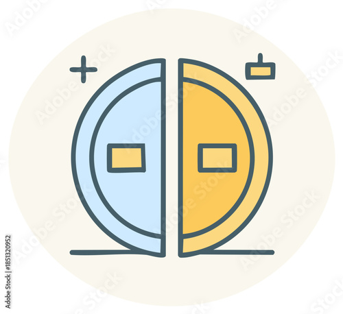 Chinese feng shui Coin, Symbol of Wealth and Fortune, Coin with Square Hole