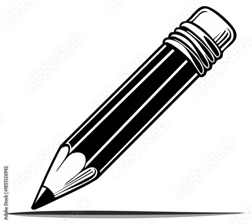 Drawing Pencil Graphite with Eraser Tool for Writing Sketching Design Art