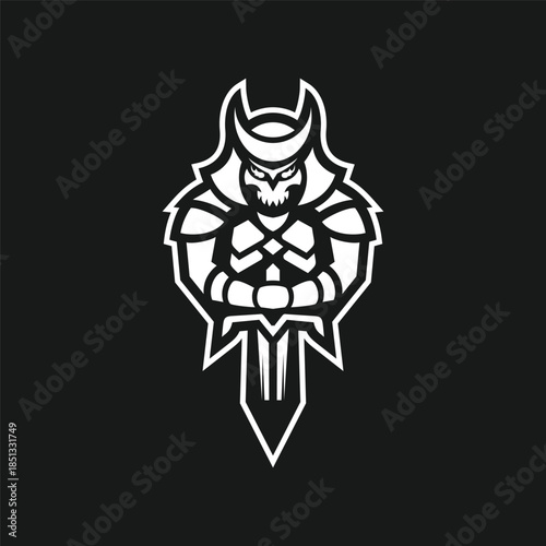 Skull Knight Warrior Emblem