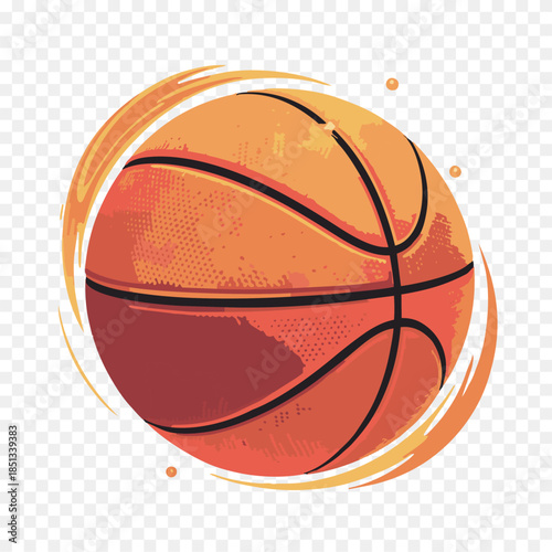 basketball ball vector illustration