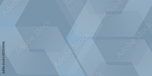 Abstract hexagon lines on gray background. Geometric stripe line art design.vektor illustration.eps 10.