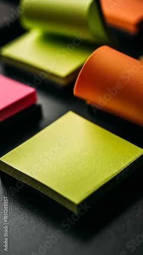 Colorful Sticky Notes - A Vibrant Reminder System for Organization and Productivity.