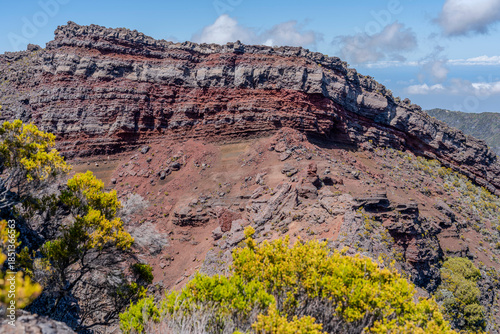 France, part of the caldera of the Commerson Crater in La Reunion Island.