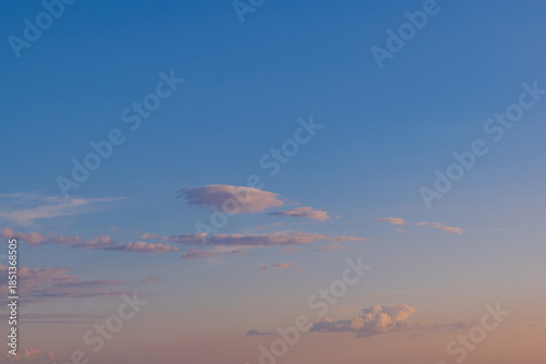 冬の夕空
