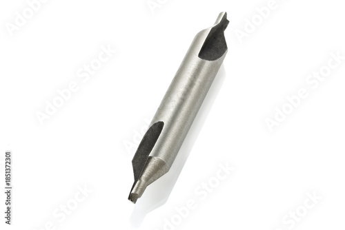 Wallpaper Mural Drill bit centering isolated on white background. Close-up Torontodigital.ca
