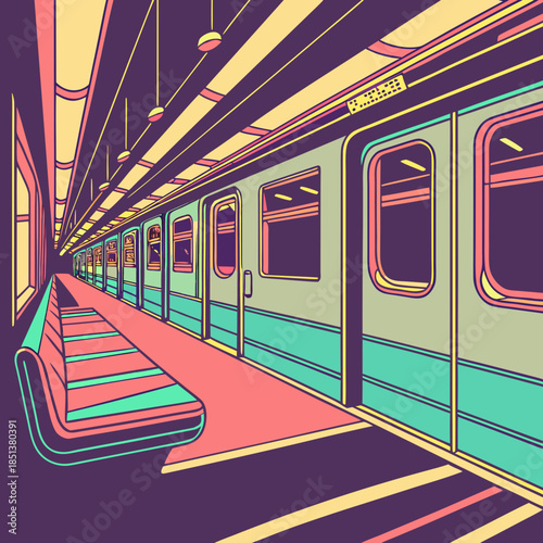Cyber Retro Train Ride 1