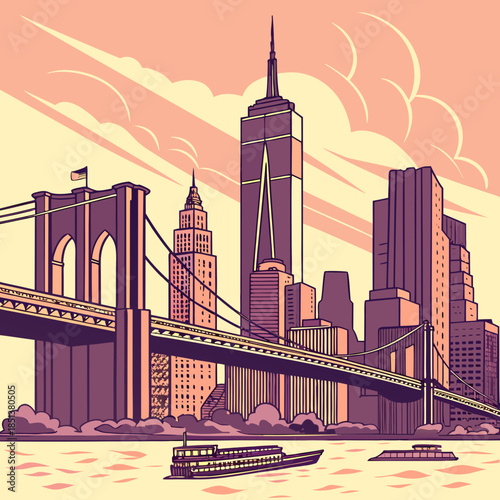 Retro-Futuristic Cloud City 1