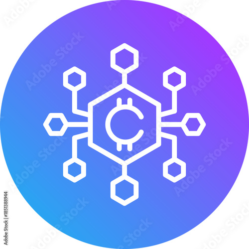 Digital money icon for digital finance, business, website, application, printing, document, poster design, etc