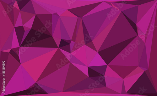 Purple Low Poly Abstract Geometric Background