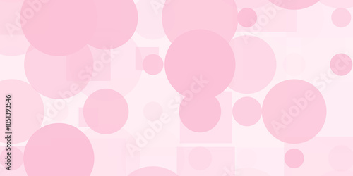 Pink Bubbles Abstract Background