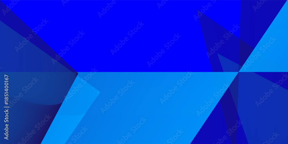 Obraz premium Blue geometric abstract backround. Vector illustration