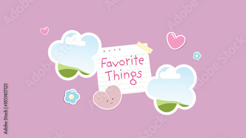 Pink Cute Playful Birthday wishing card