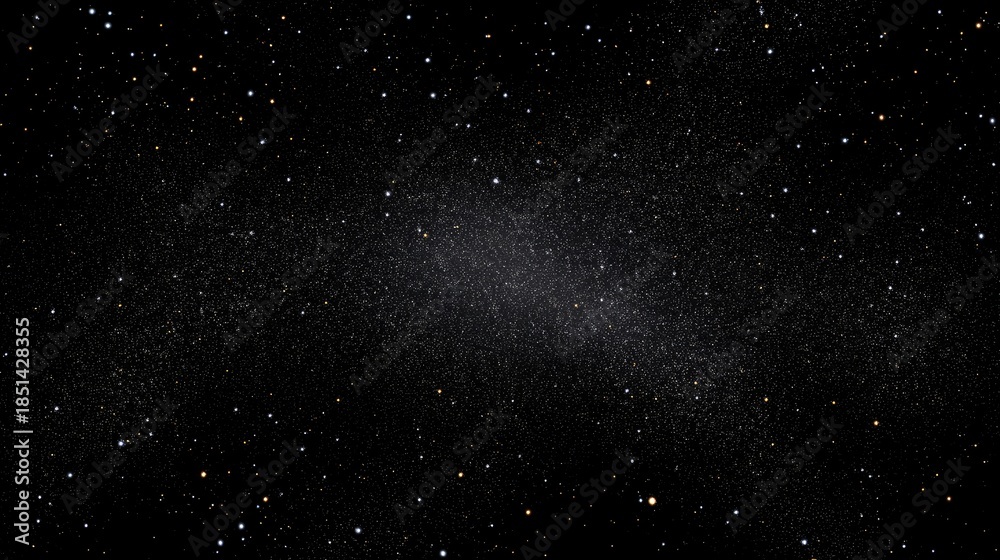 Obraz premium Vast Expanses of the Night Sky Featuring Stars, Nebulae, and Cosmic Dust in a Beautiful Display of the Universe's Mysteries and Wonders