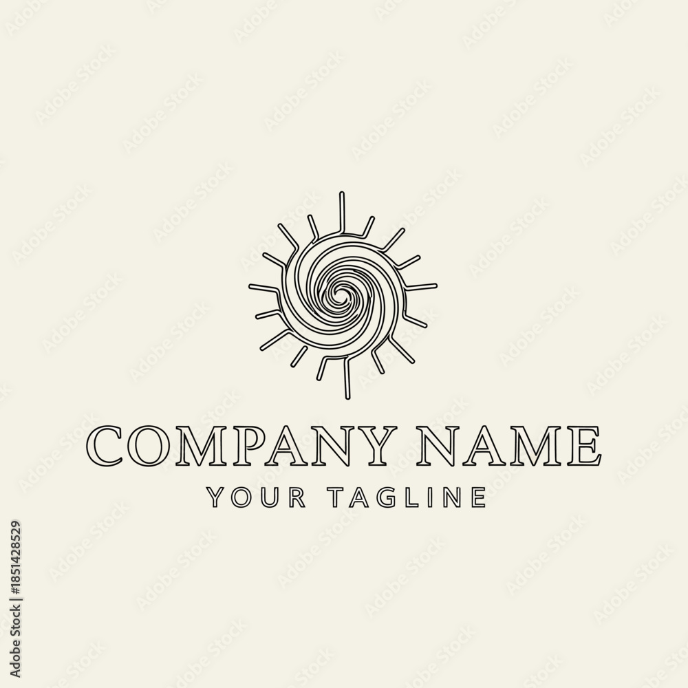 Fototapeta premium Wellness logo design for your company