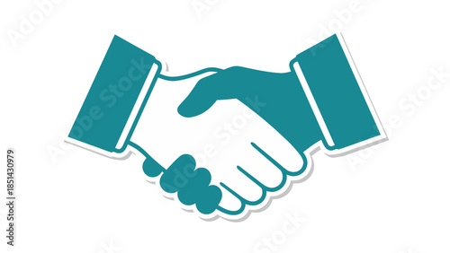 Handshake Icon: Business Deal, Agreement, Trust, Partnership