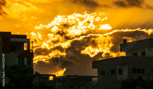 fire in the sky