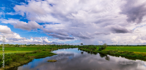 landscape with lake