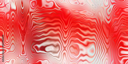 Photos wild, warped, red and white lines seamless tile