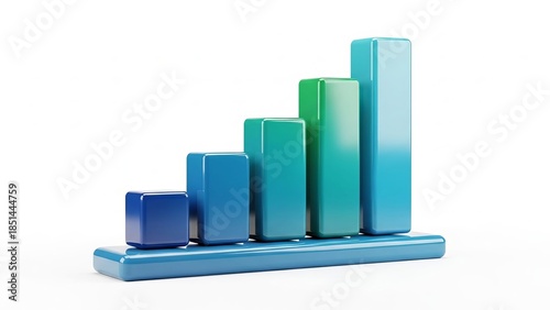 business graph with arrow