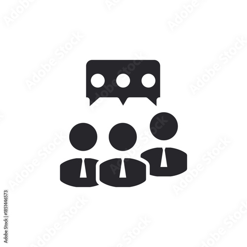 communicate icons outline and Flat Style,transparent background