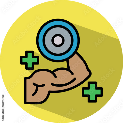 Muscle Therapy isometric icon