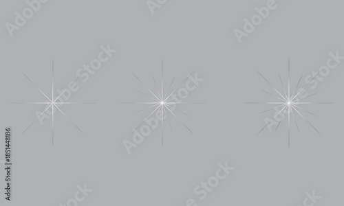 Light effect set. Isolated white transparent light effect set, lens flare, explosion, dust, line, sun flash, spark and stars, spotlight, curve twirl, png. Sunlight  Star burst with light, white sun ra