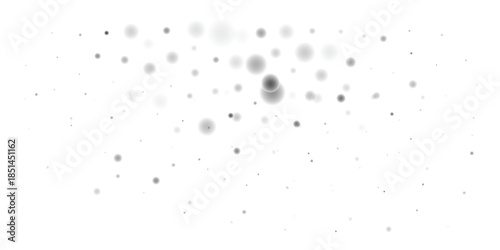 Dust particles overlay with blurred effect float, creating depth and airiness
