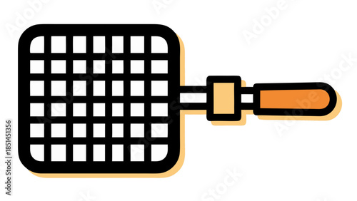 Simple Grill Basket Icon