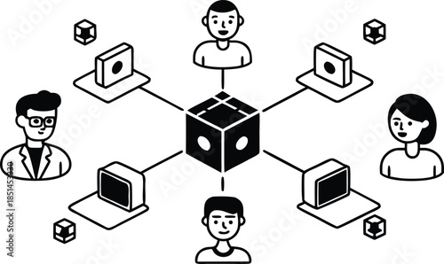 Networked People and Devices in a Decentralized System