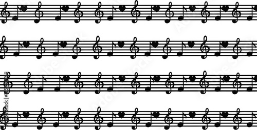 Seamless Sheet Music Background for Musical Projects