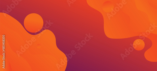 Modern dark purple orange pink geometric . Dynamic style banner design from fruit concept.  It is suitable for posters, flyers, websites, covers, banners, advertising