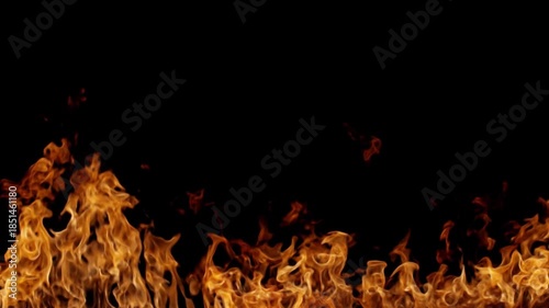 Hot Fire ground burning overlay effect