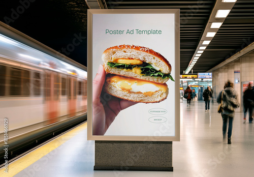 Underground Station Poster Mockup