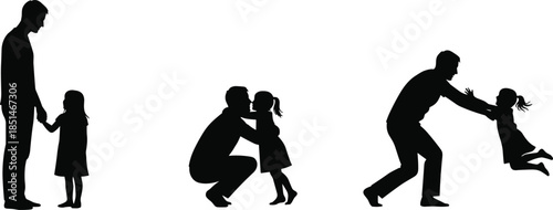 Black silhouette of two cyclists riding racing bikes in a time trial, sport, fitness, competition, race, bicycle, movement.