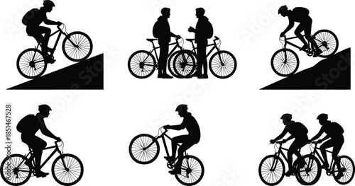 Black silhouette of two distinct industrial cranes, harbor, construction, cargo, port equipment, engineering, logistics, technology.