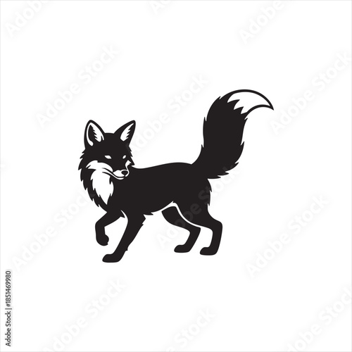 Firefly_Gemini Flash_A fox in alert posture with bush 11423 ykf