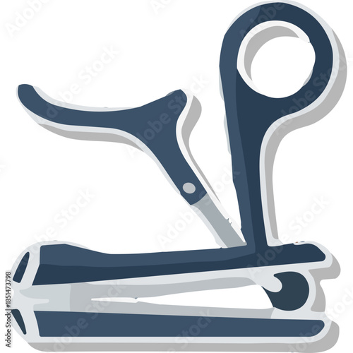 Blue Nail Clippers Icon