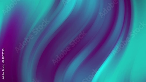 Vibrant neon abstract motion background Cyan Purple gradient light waves dynamic fluid energy futuristic digital animation seamless loop for creative video projects