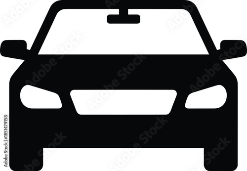 Simple graphic design depicting a medical magnifying lens focusing on an anatomical brain used for illustrating psychological exams and mental health diagnostic services.